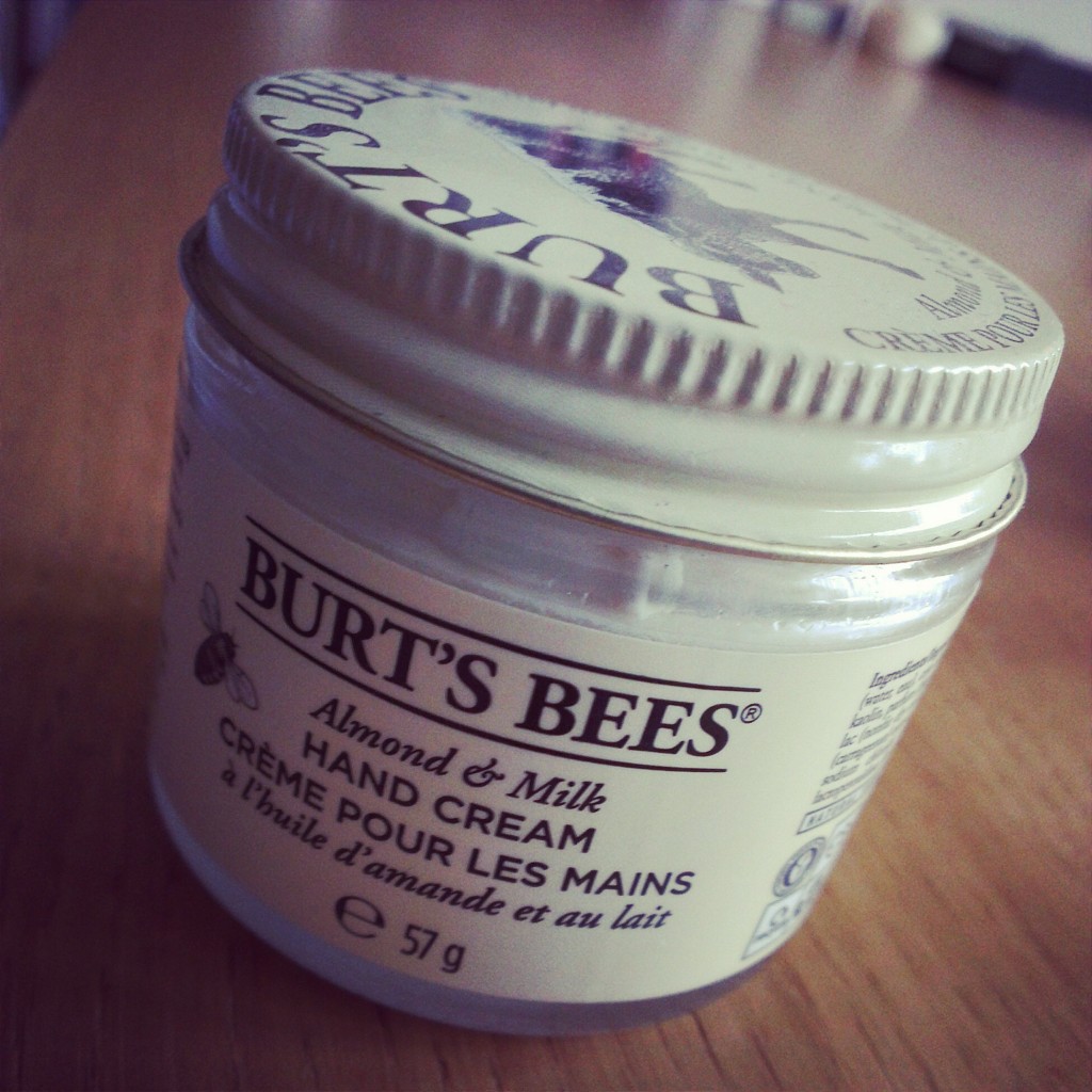 "Burt's Bees hand cream"