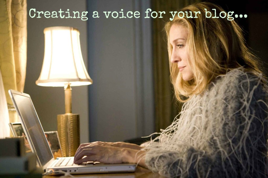 Creating a voice for your blog