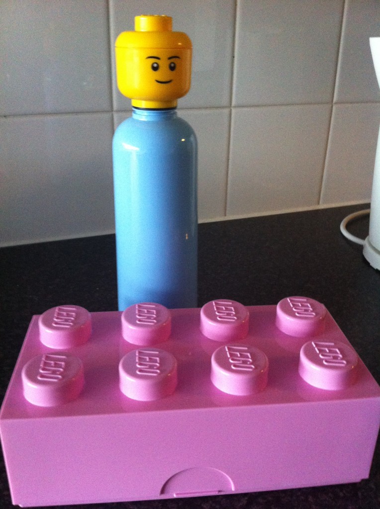 LEGO lunch box and flask