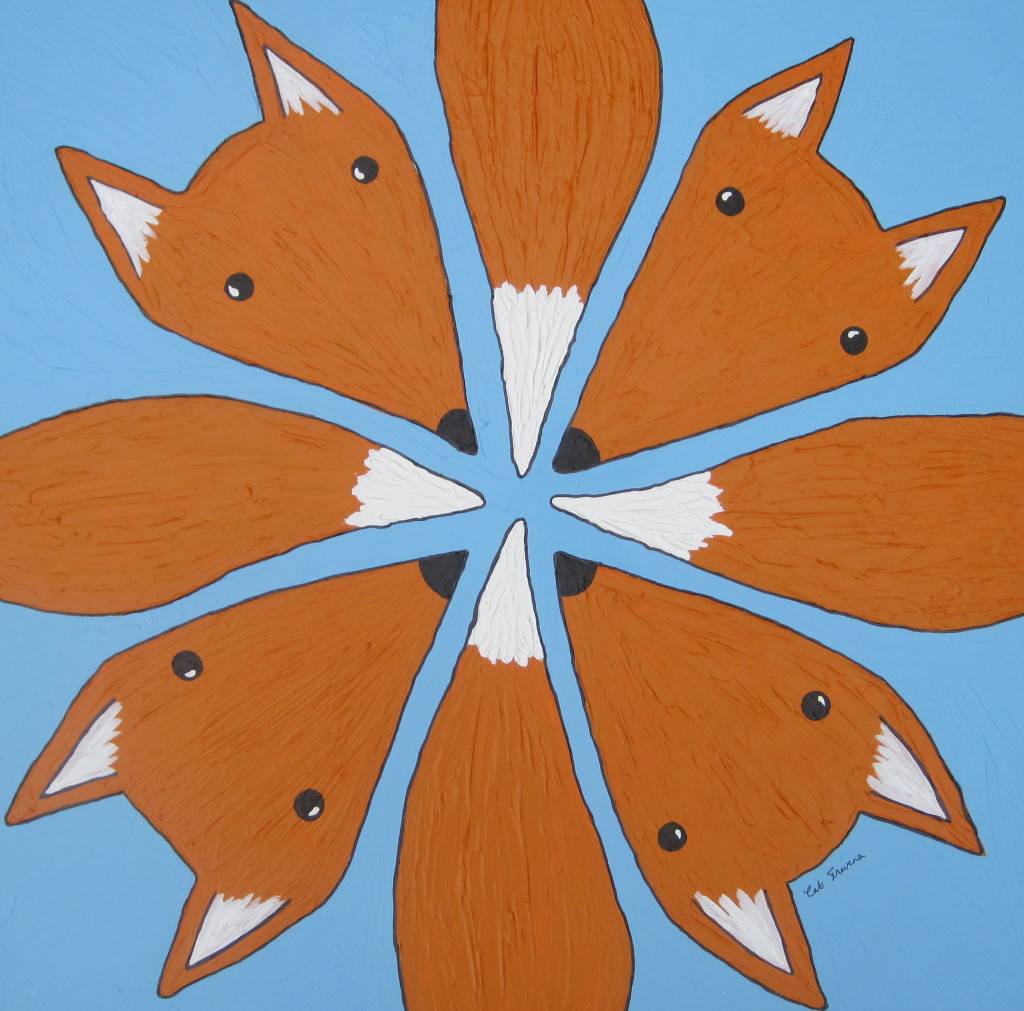 fox painting
