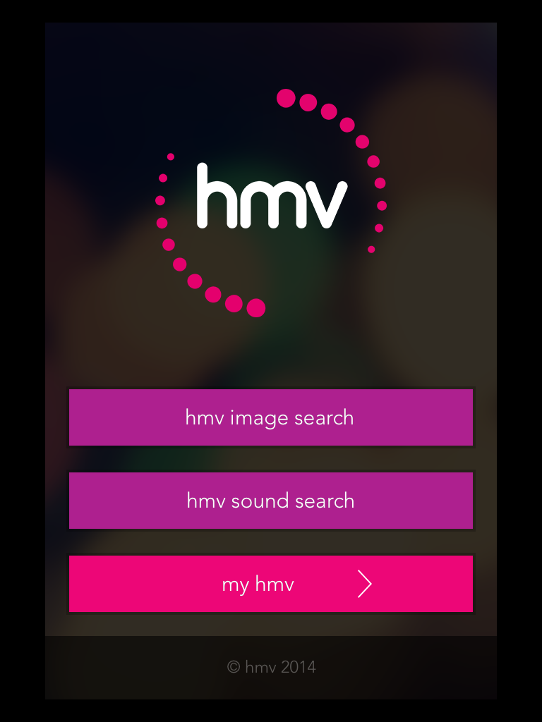 HMV music app for iPad #shop