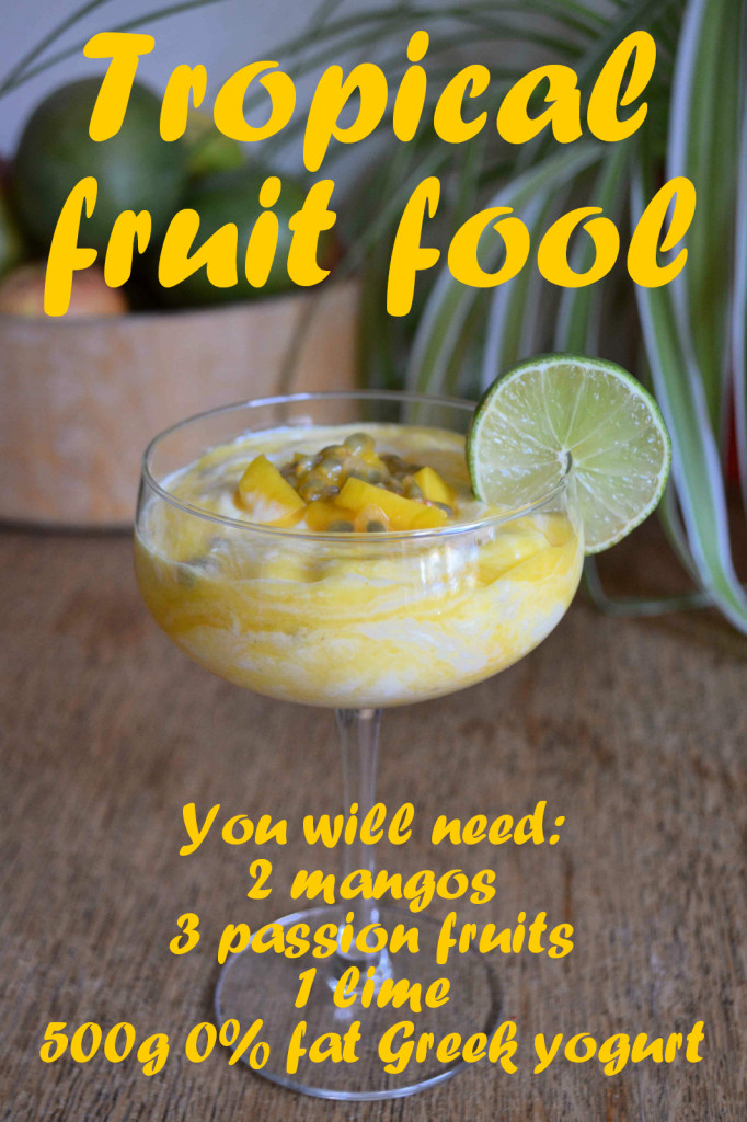Tropical fruit fool recipe