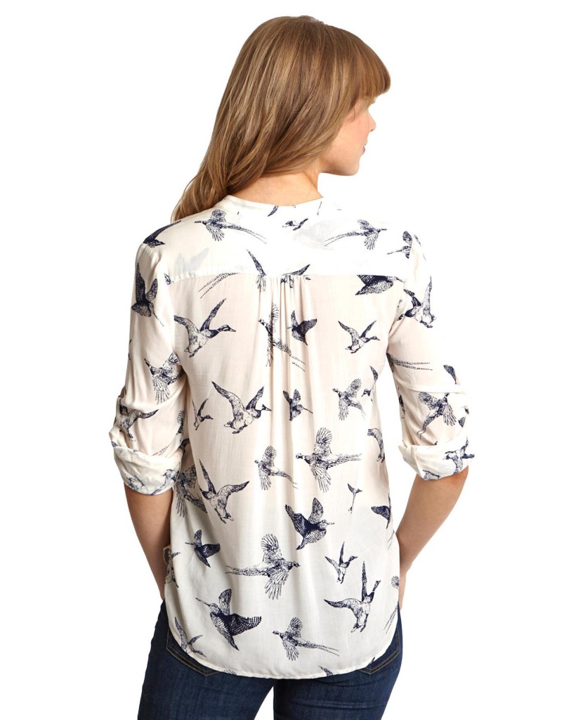 Rosamund blouse birds