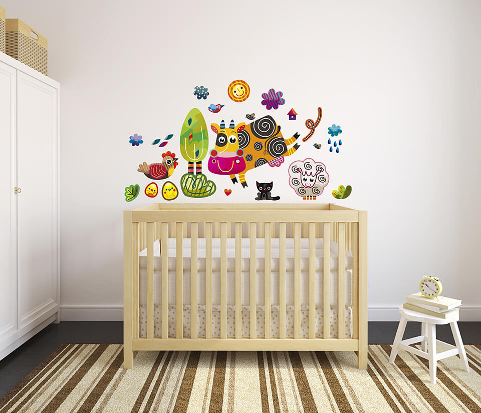 Witty Doodle nursery wall stickers