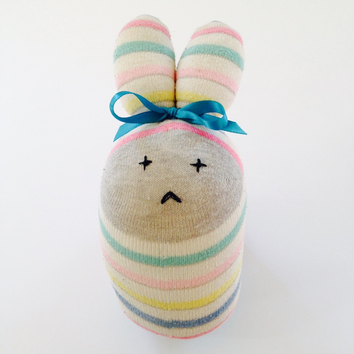 how to make a sock bunny