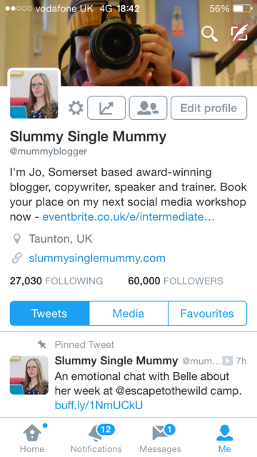 Twitter mummy blogger