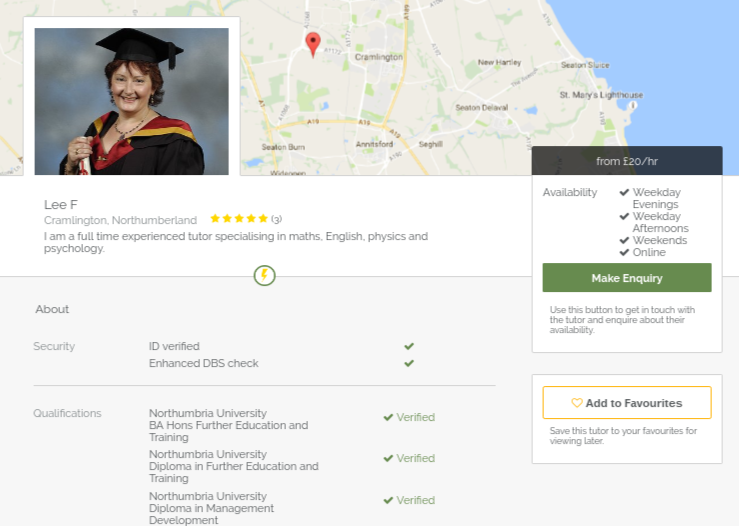 private tutor Approved Tutors