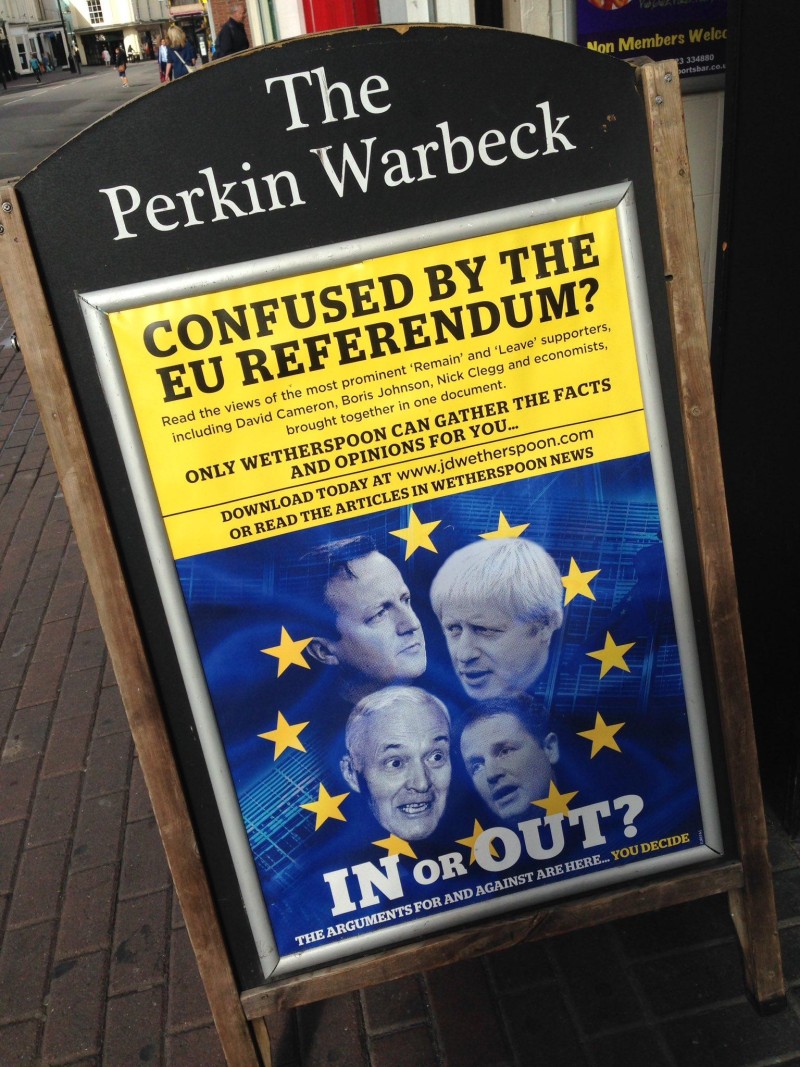 Wertherspoons EU referendum Brexit