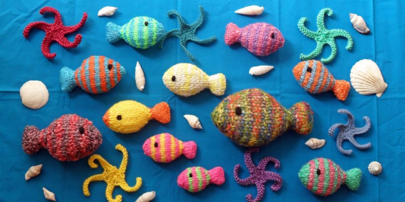 knitted fish
