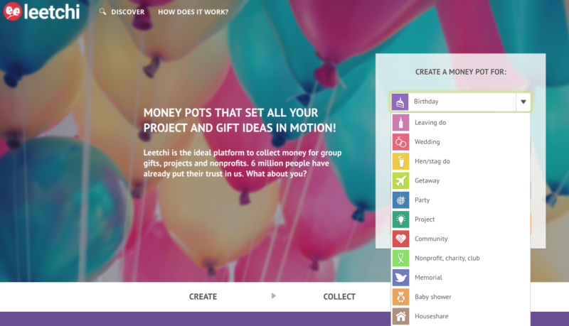 Leetchi money collection online