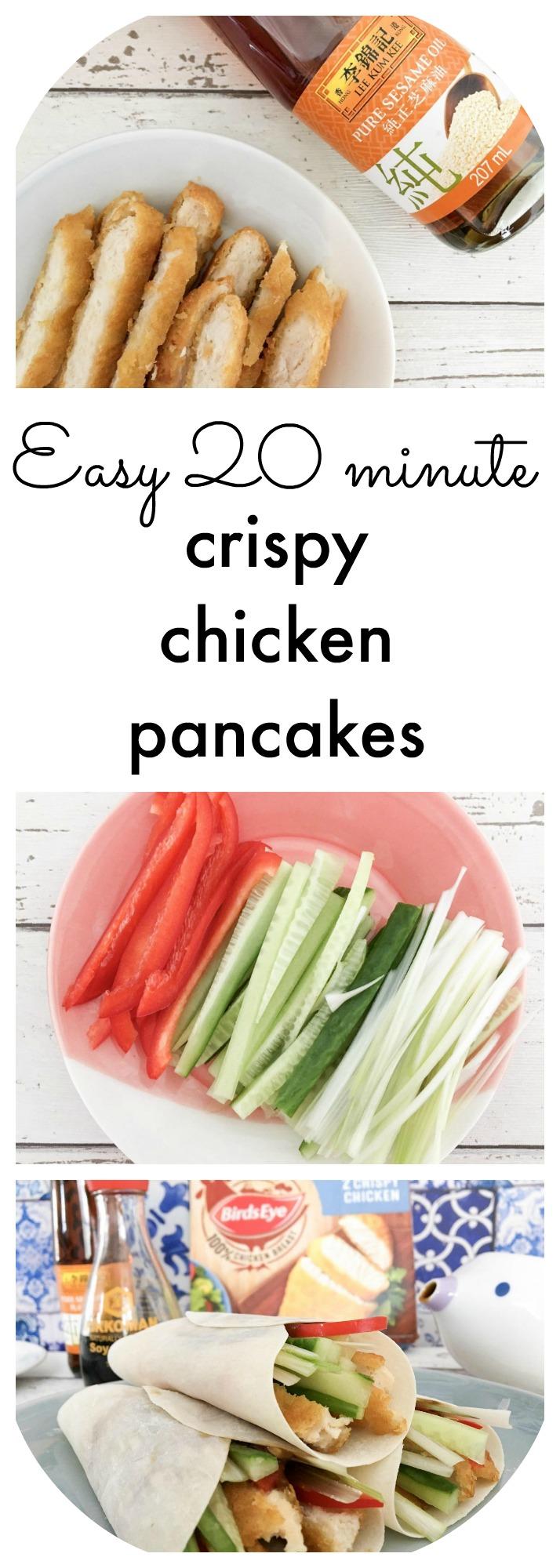 crispy chicken pancake recipe