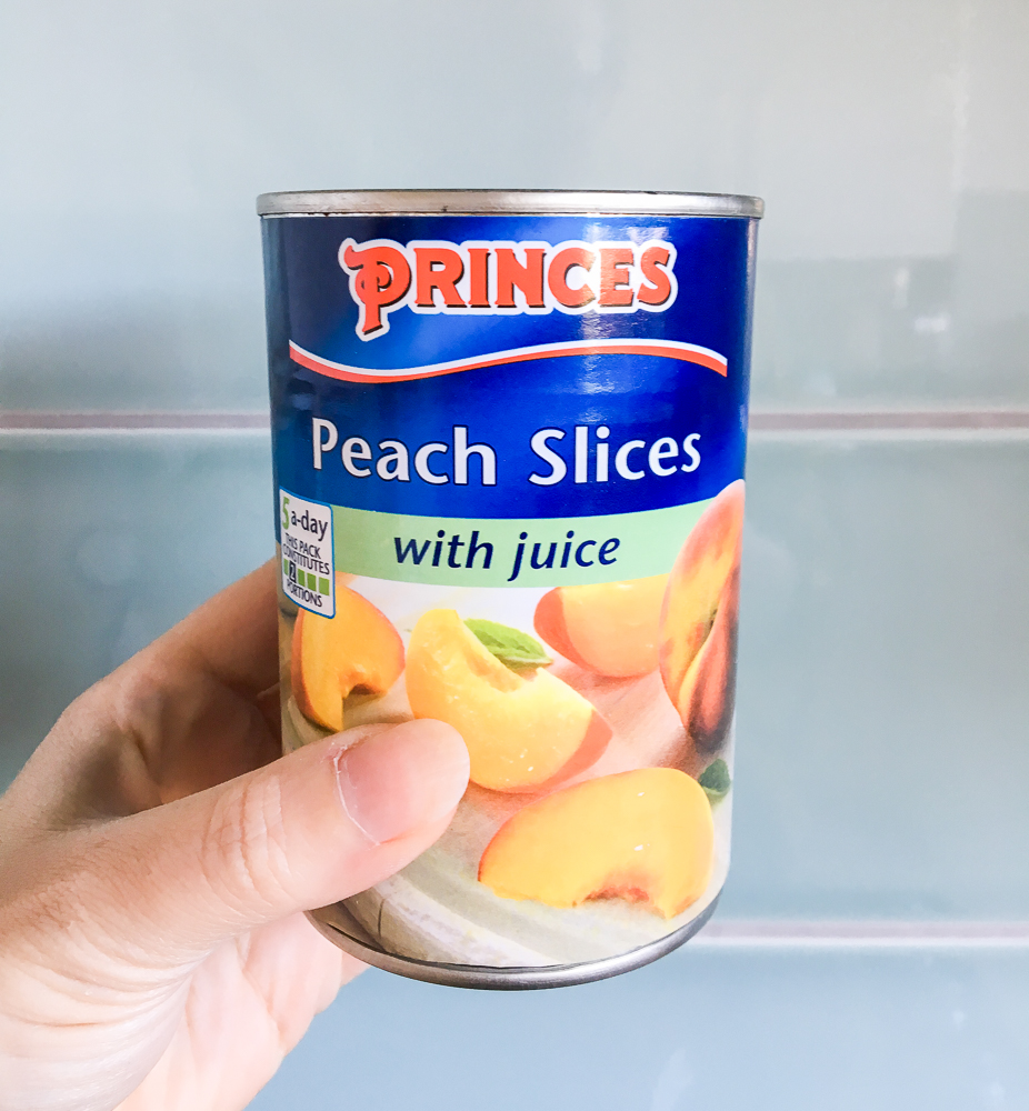 tinned peach recipe