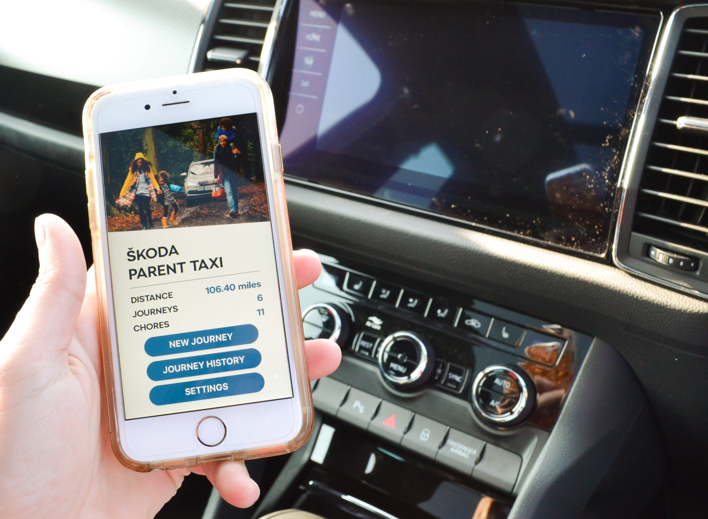 Skoda Parent Taxi App