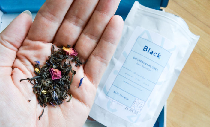 Blue Tea Box review early grey