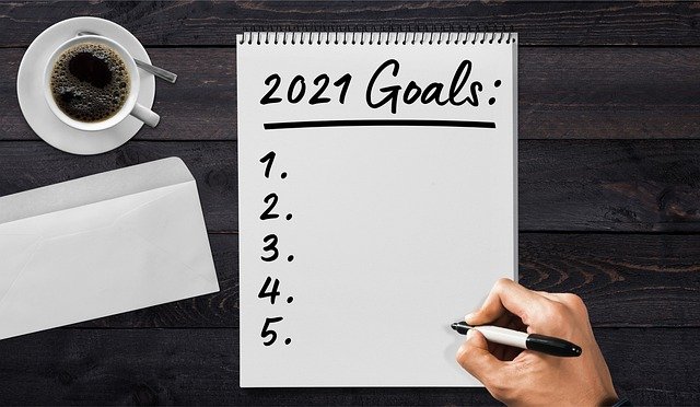 New year resolutions and goals