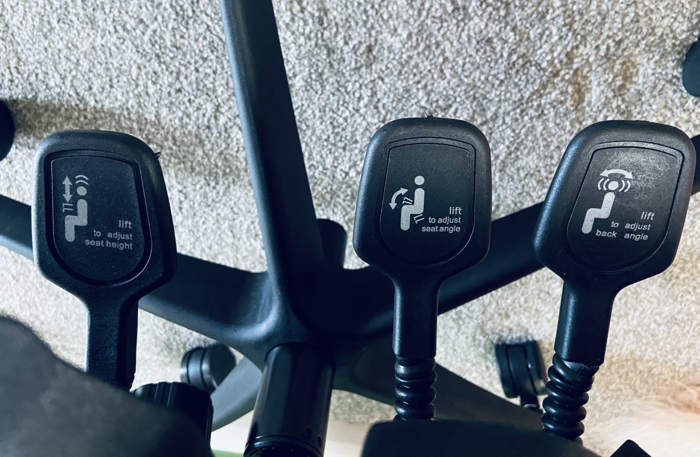 Summit office chair controls