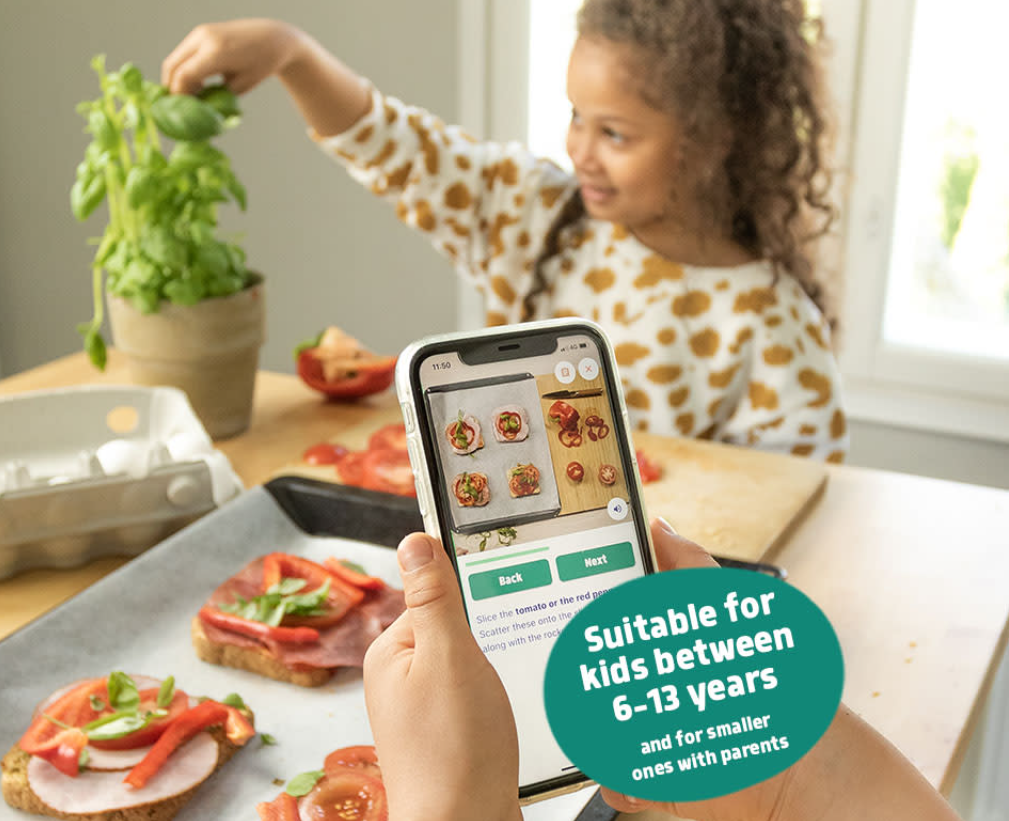 Carrot Kitchen cooking app for kids